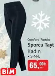 COMFORT FAMİLY SPORCU TAYT KADIN